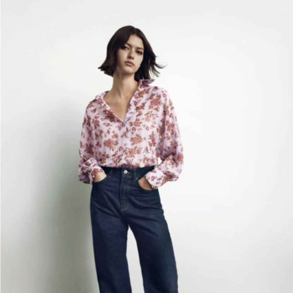Zara Floral Blouse